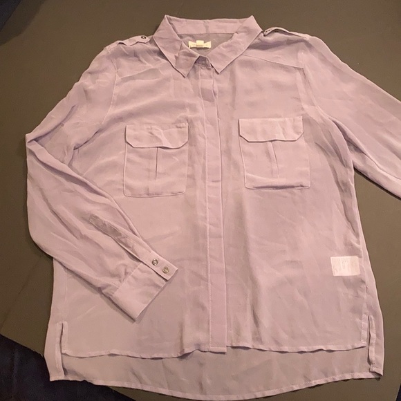 Lavender button down - Picture 2 of 7